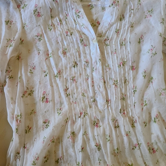 Ladies printed blouse - Picture 2 of 3